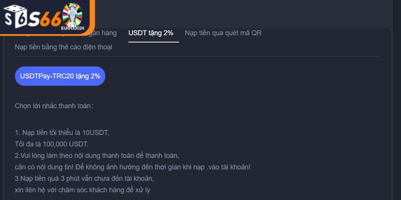 Cách thức nạp tiền S66 một cách an toàn và nhanh chóng