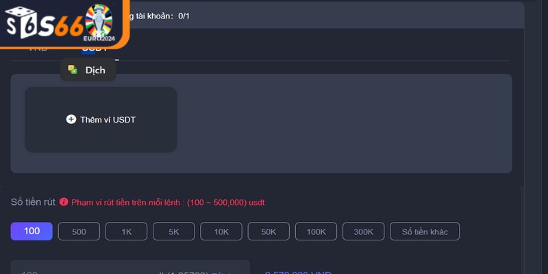 Giải đáp cho một số câu hỏi phổ biến trong quá trình rút tiền S66